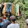 Truk Proyek PLTU 3-4 Nagan Raya Terjun ke Jurang