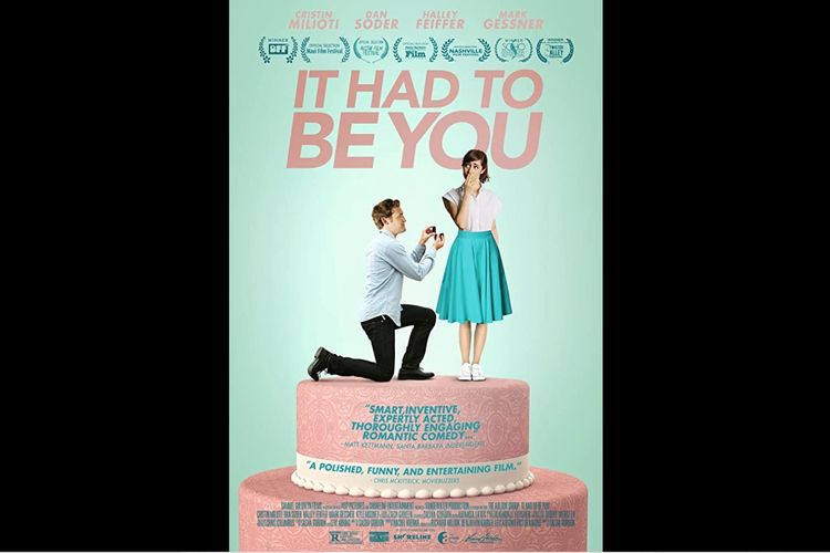 Cristin Milloti dan Dan Soder dalam film komedi romantis It Had to be You (2015).