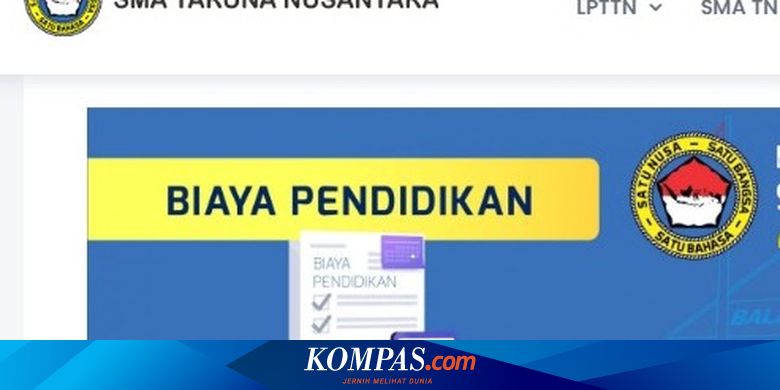Biaya Sekolah SMA Taruna Nusantara, Ada Jalur Beasiswanya