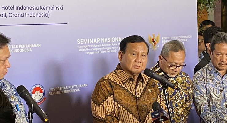Sebagai Pemimpin Politik, Prabowo Dorong Pembangunan Tanggul Laut Raksasa di Kawasan Pantura