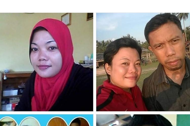 Sersan Novri dan istrinya, Jayanti Mandasari, wanita yang ditemukan tewas dalam karung.