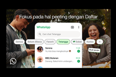 Fitur Baru WhatsApp Bisa Kelompokkan Percakapan Berdasar Kategori