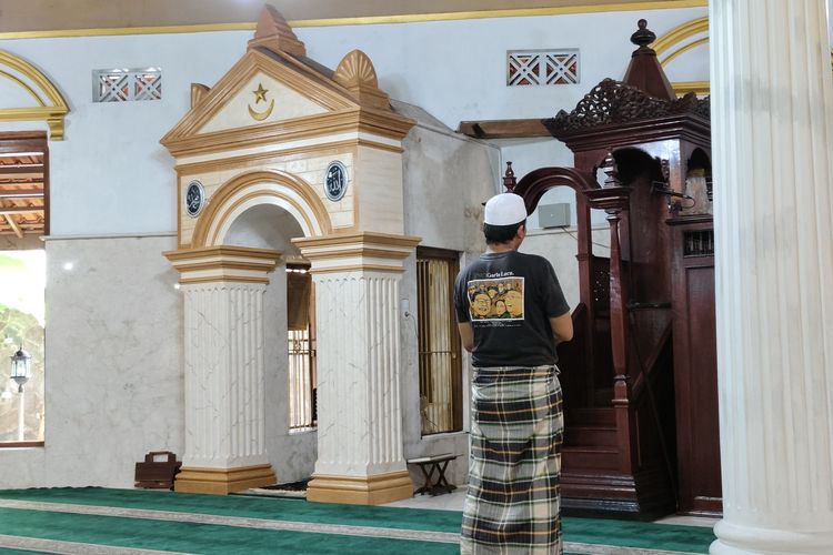 Masjid Jami An-Nawier di Jakarta Barat, Sabtu (30/3/2024). 