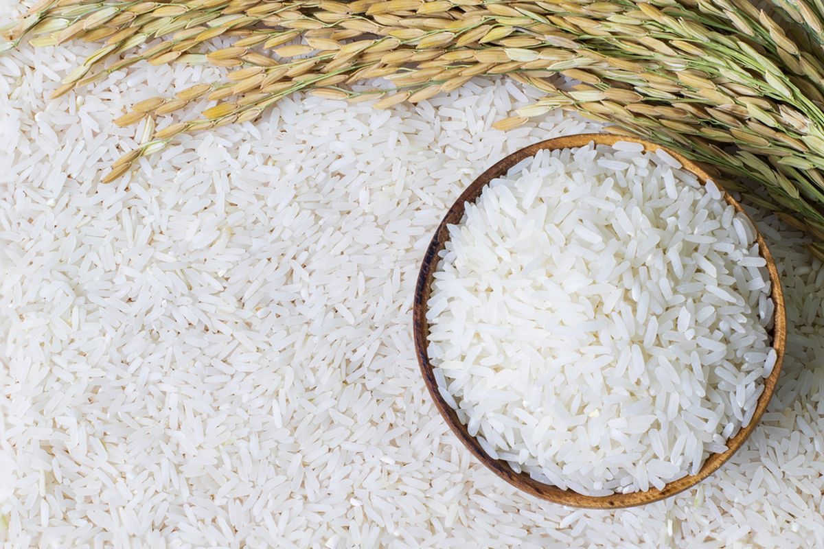 Ilustrasi beras. Daftar harga eceran tertinggi (HET) beras premium dan beras medium hingga 31 Mei 2024.