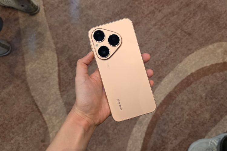 Tampilan punggung Huawei Pura 80.