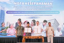 Kemensos dan BRIN Teken MoU Hadirkan Inovasi untuk Sekolah Rakyat