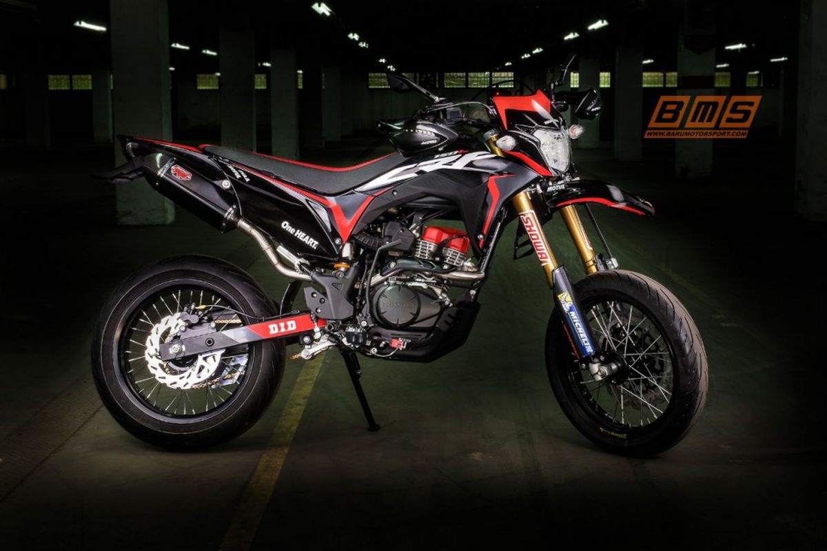 Modifikasi Honda CRF150L Bergaya Supermoto