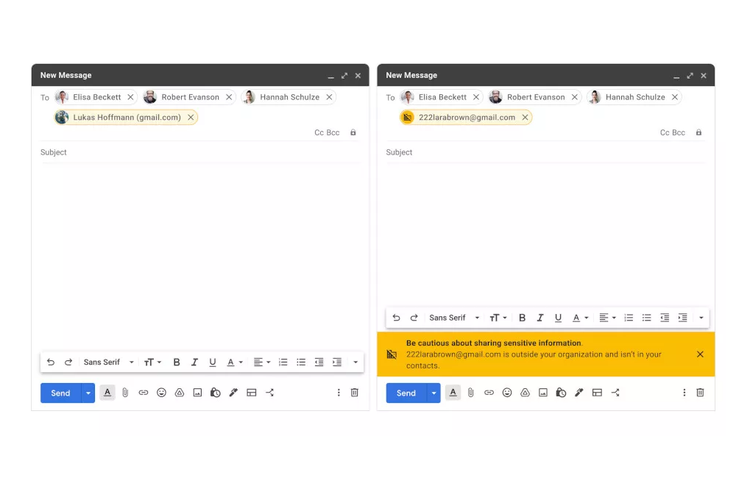 Google akan menambahkan fitur yang memungkinkan Gmail untuk menyorot alamat e-mail asing yang sebelumnya belum pernah berinteraksi dengan pengguna.