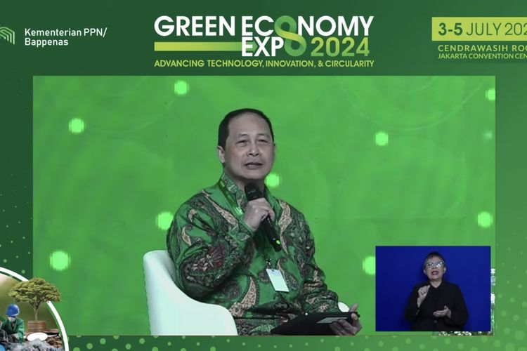 Tangkap layar Youtube Direktur Advanced Energy System USAID-SINAR Hanny J Berchmans dalam acara Green Economy Expo 2024 di Jakarta, Kamis (4/7/224)