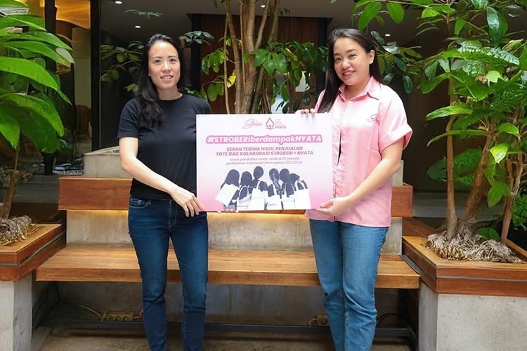 Stroberi Accessories dan Nyata (Yayasan Anak-anak Tanah Air) Foundation memberikan dukungan bagi pendidikan anak-anak di 25 sekolah pedalaman Indonesia. Program ini berjalan sejak Februari hingga Agustus 2024.