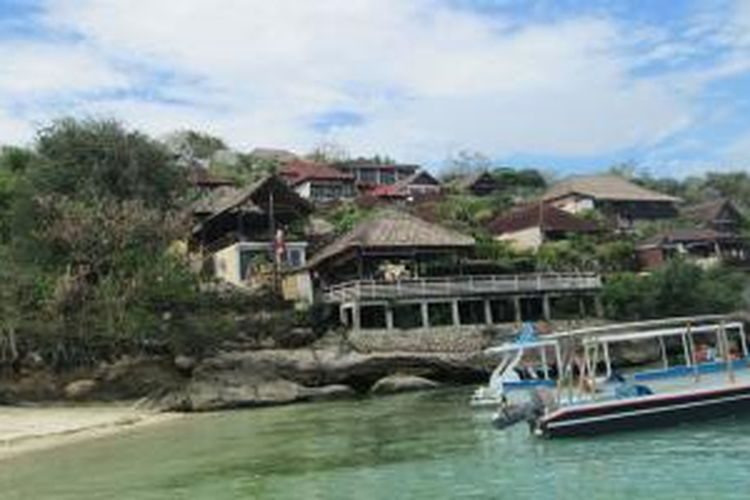 Nusa Lembongan di Kabupaten Klungkung, Provinsi Bali.