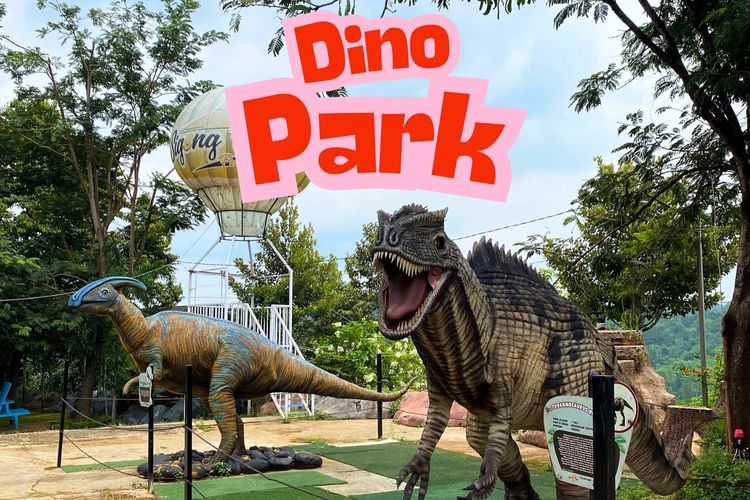 Ilustrasi Dino Park di Sigong Park Pekalongan.