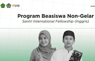 Booklet beasiswa non gelar Santri International Fellowship (Inggris) tahun 2024