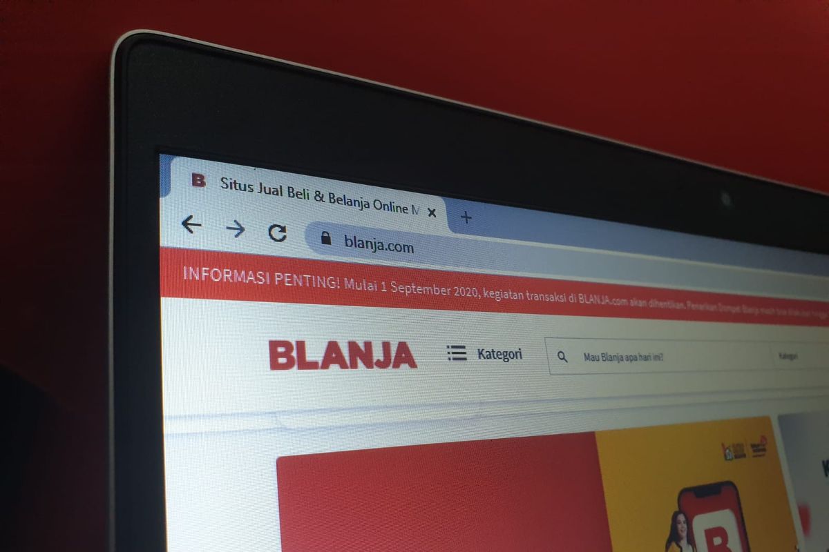 E-commerce Blanja.com tutup layanan.