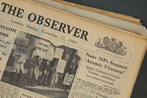 4 Desember 1791: Terbitnya The Observer, Surat Kabar Minggu Tertua di Dunia