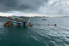 Kapal Pencuri Ikan Berbendera Vietnam Ditenggelamkan di Perairan Kepri