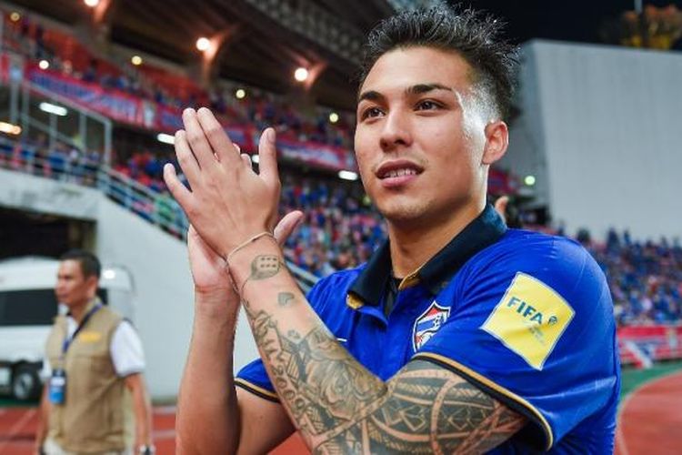 Gelandang tim nasional Thailand, Charyl Chappuis.