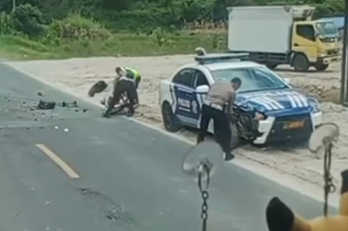 Viral, Video Sebut Mobil Patwal Tabrak Pengendara Sepeda Motor di Sumut, Polisi: Pengendara yang Menabrak