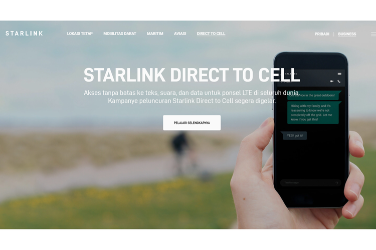 Starlink segera menggelar Direct to Cell. Ini memungkinkan layanan satelit Starlink langsung terhubung ke smartphone. 