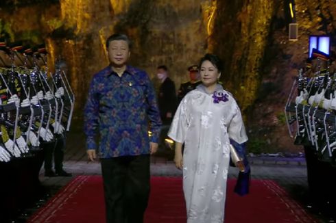 Kala Xi Jinping Pakai Endek Bali di Jamuan Makan Malam KTT G20 Bali
