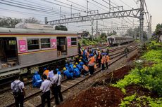 KRL yang Anjlok Telah Dipindahkan, Perjalanan KRL Normal Lagi