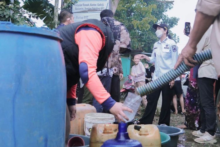 Kekeringan di Dharmasraya, 3.312 KK Bergantung Pasokan Air Pemerintah