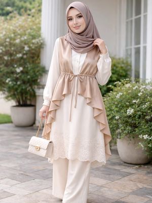 Rompi lepas satin (AI)