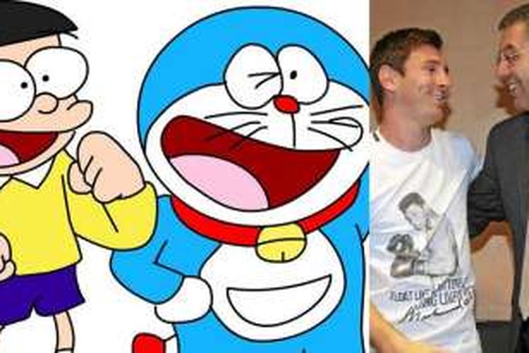 Presiden Barcelona, Josep Maria Bartomeu, menyebut hubungannya dengan Lionel Messi seperti persahabatan Doraemon dan Nobita.
