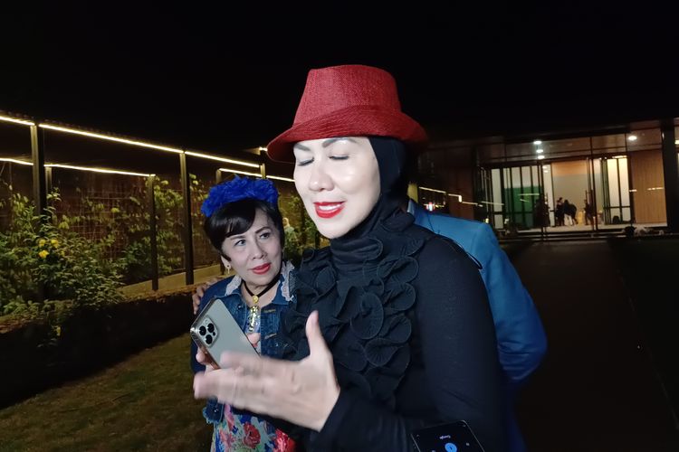 Venna Melinda di Bintaro, Tangerang Selatan, Selasa (12/9/2023).