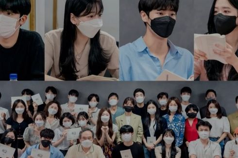 Kim Yohan WEi dan Jo Yi Hyun Membaca Naskah Perdana Drama School 2021