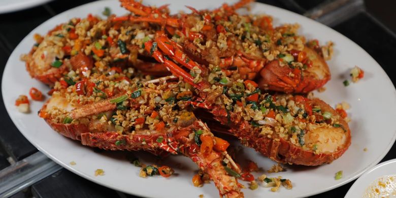 Hidangan Lobster di Kampoeng Seafood, Kelapa Gading