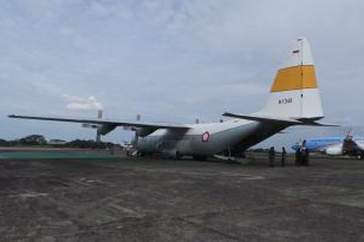 Pesawat Hercules milik TNI AU