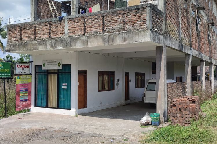 Suasana sepi pondok pesantren Irsyadul Mubtadi'ien di Kabupaten Magelang, Jumat (2/8/2024).