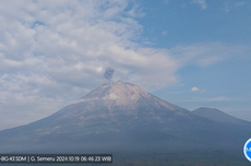 Gunung Semeru 2 Kali Meletus pada Sabtu Pagi, BPBD Sebut Masih Kategori Normal