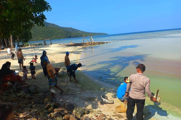 Sejumlah warga mengeluhkan beberapa lokasi wisata perairan unggulan di Kepulauan Karimunjawa wilayah Desa Karimunjawa, Kabupaten Jepara, Jawa Tengah mendadak berubah keruh dan berbau menyengat.
