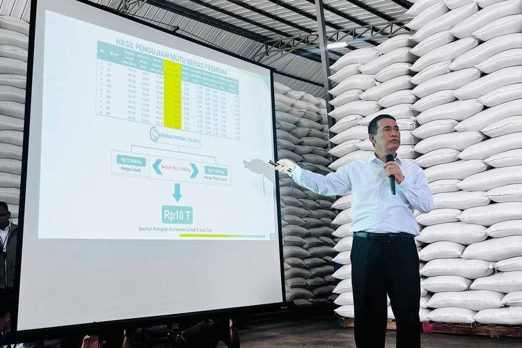 Beras Bulog 5 Juta Ton, Amran: Bisa Kita Ekspor 500.000 Ton