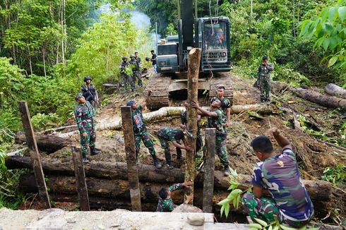 TNI-Polri Perbaiki 3 Jembatan yang Dirusak Kelompok Bersenjata, Bupati Maybrat: Secepatnya 2 Minggu Selesai