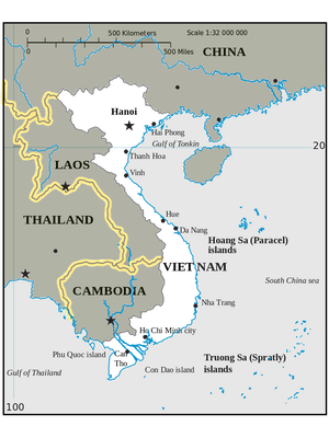 Peta Vietnam