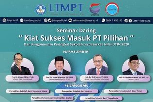 Jangan Lupa, Pagi Ini Webinar LTMPT bagi Calon Mahasiswa