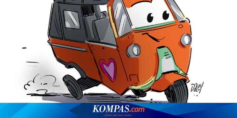 Michael Daley Bikin Bajaj Khas Indonesia Jadi Karakter ...