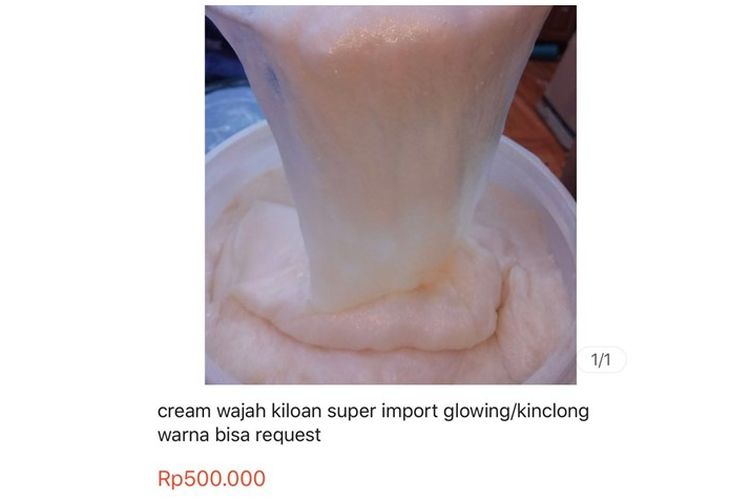 Viral E Commerce Jual Krim Pemutih Kiloan Ini Penjelasan Bpom Halaman All Kompas Com