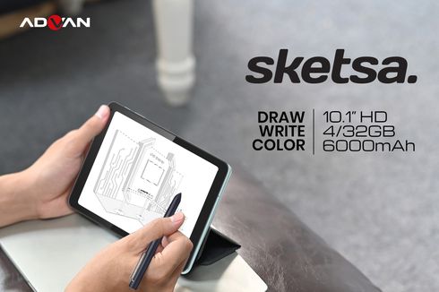 Advan Luncurkan Tab Sketsa, Komputer Tablet 10 Inci dengan Stylus