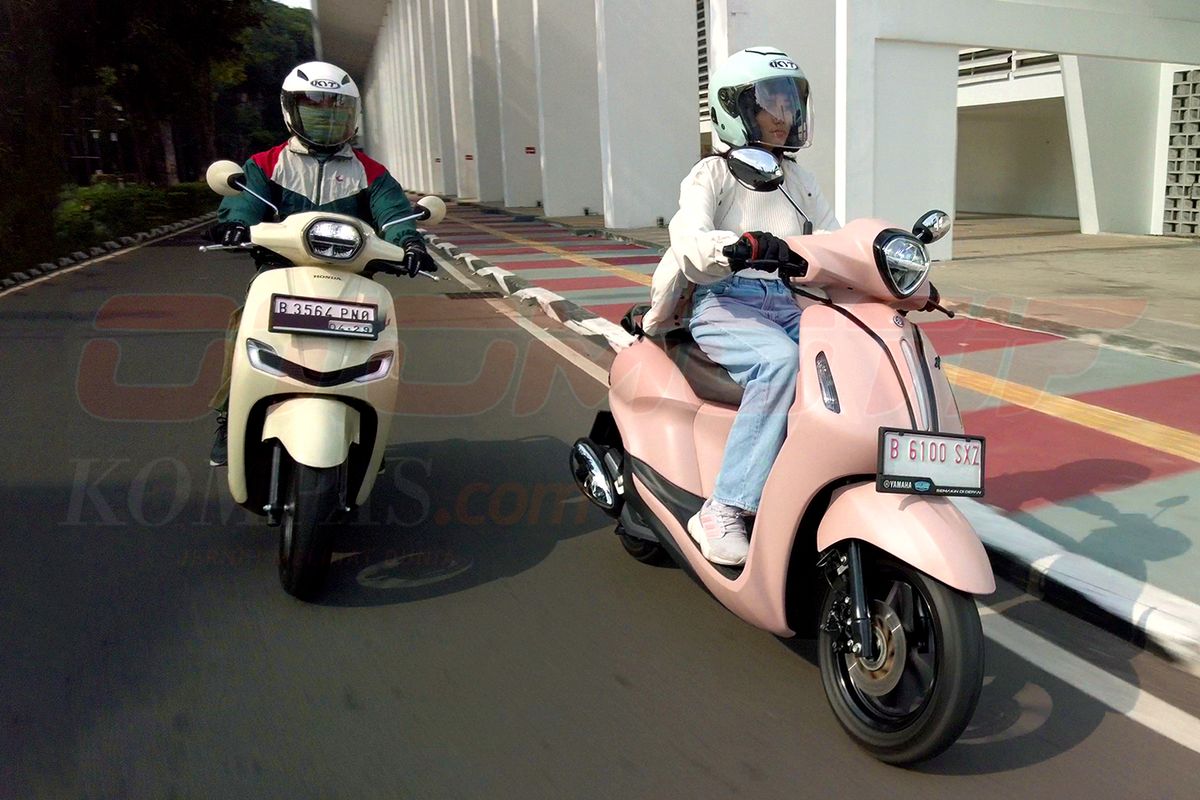 Yamaha Grand Filano dan Honda Stylo