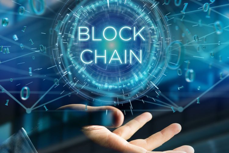 Ilustrasi teknologi blockchain. 