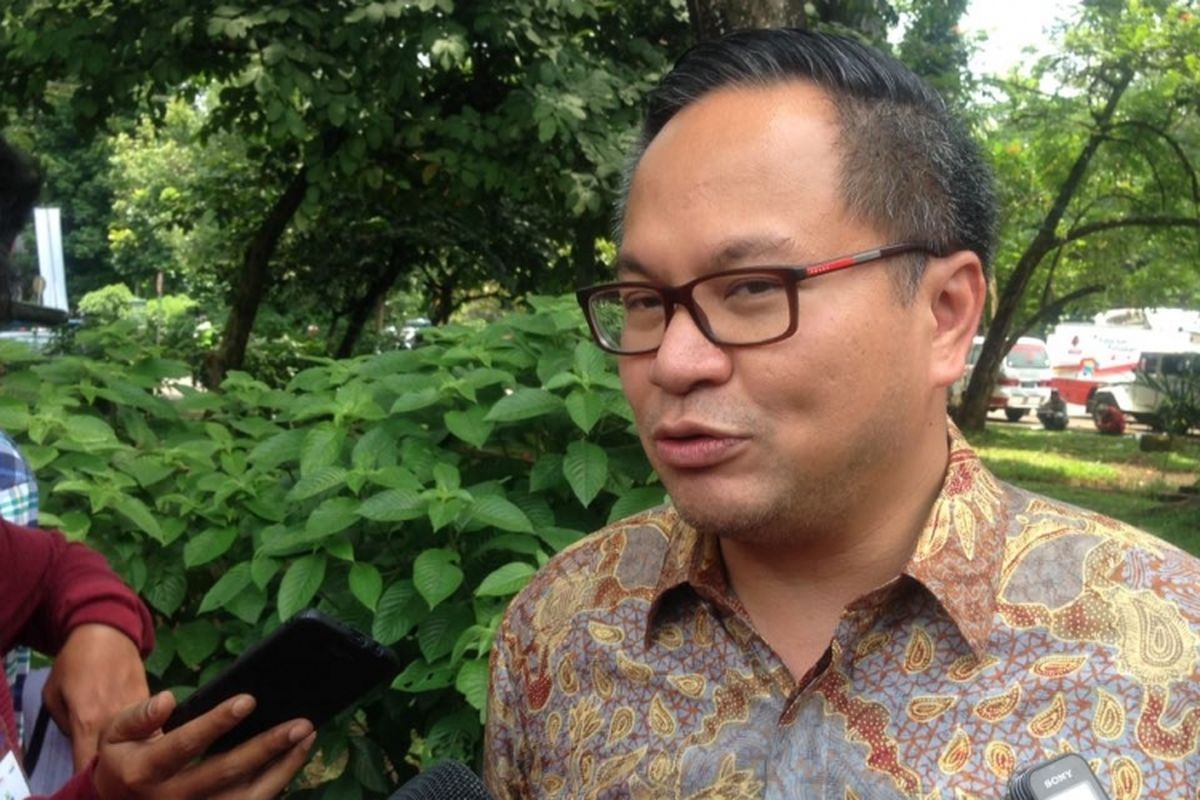 Direktur Utama Bank Mandiri Kartika Wirjoatmodjo  saat ditemui usai Ajang Penganugerah Wirausaha Muda Mandiri di Bogor, Sabtu (10/3/2017). 