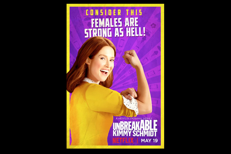 Ellie Kemper berperan sebagai Kimmy Schmidt dalam serial komedi Netflix, Unbreakable Kimmy Schmidt.