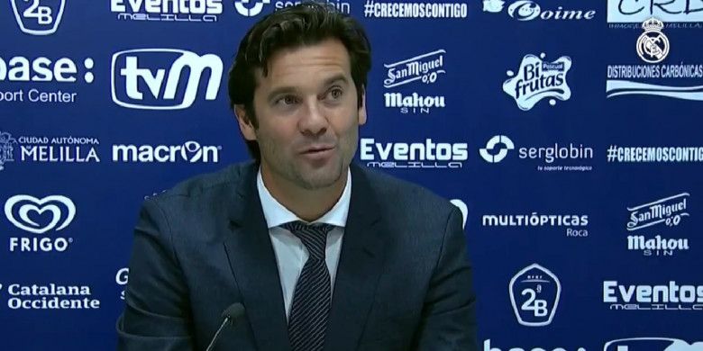 Pelatih sementara Real Madrid, Santiago Solari
