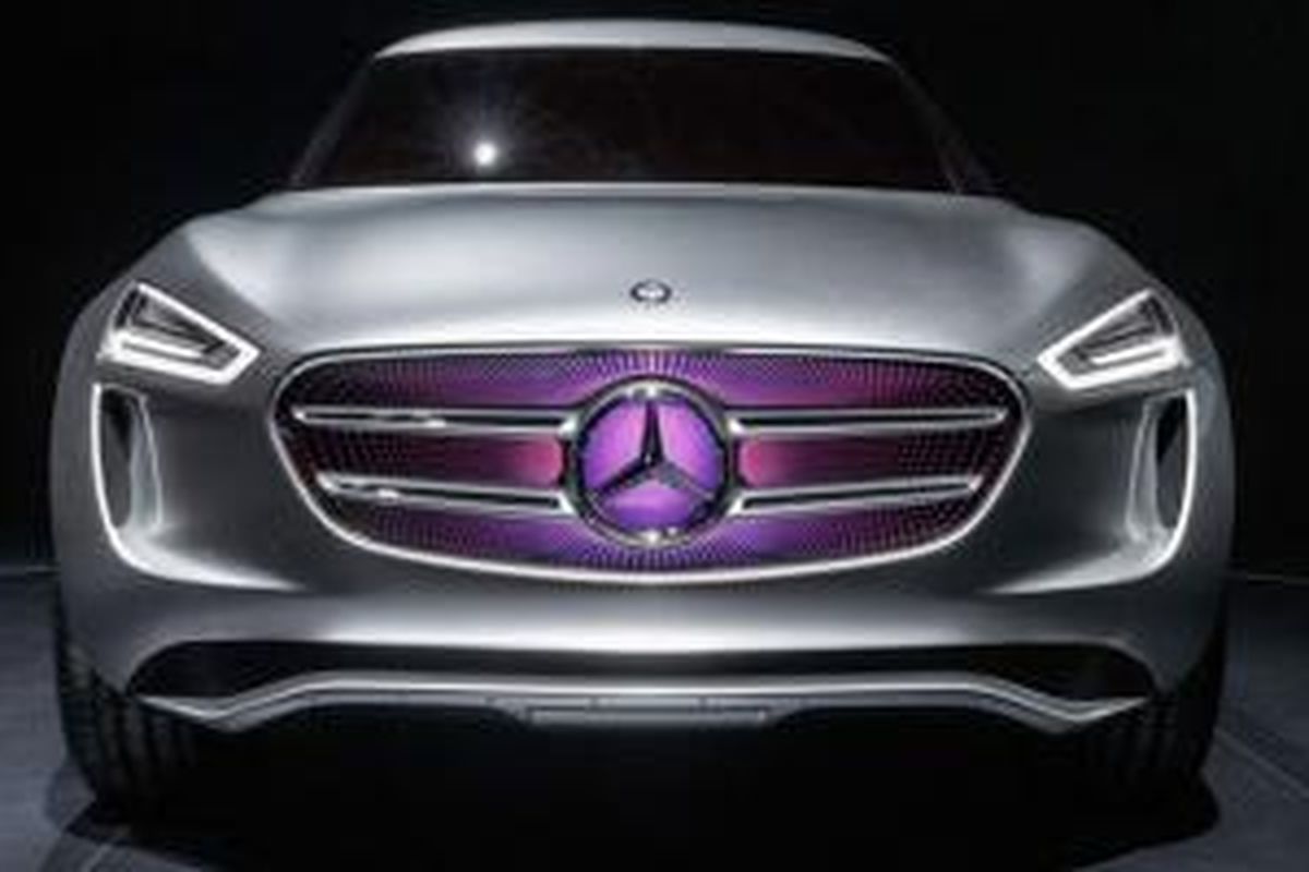 Mercedes-Benz G-Code yang dipamerkan dalam pembukaan R&D Centre di China. Model ini disinyalir akan diproduksi sebagai generasi baru yang lahir hingga tahun 2020.