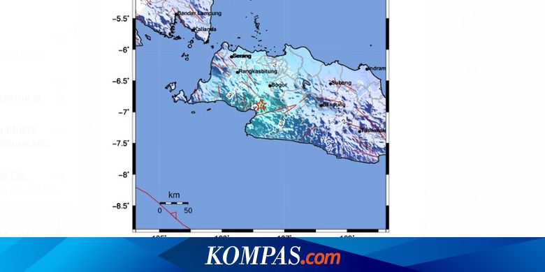 Gempa 5 M Kedalaman 10 Km Guncang Sukabumi, Ini Update ...