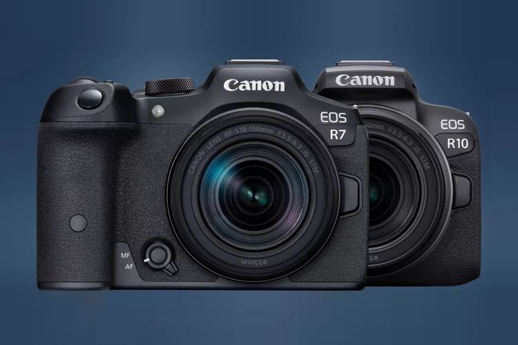 Canon EOS R7 dan EOS R10.